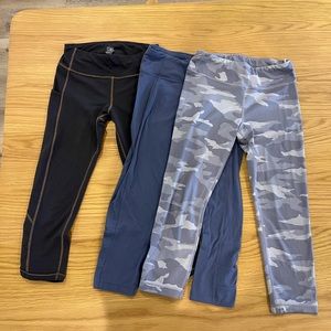 Athleta girls size 12 leggings lot